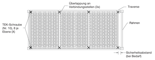 punch deck typical rack shelf level